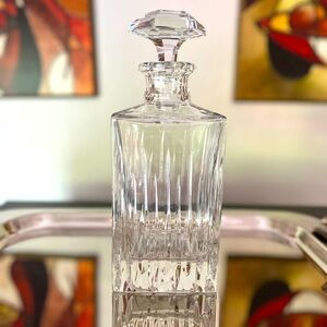 Reed and Barton Heavy Lead Crystal Decanter